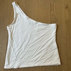 White Color SIZE MEDIUM J.Crew One-shoulder Top